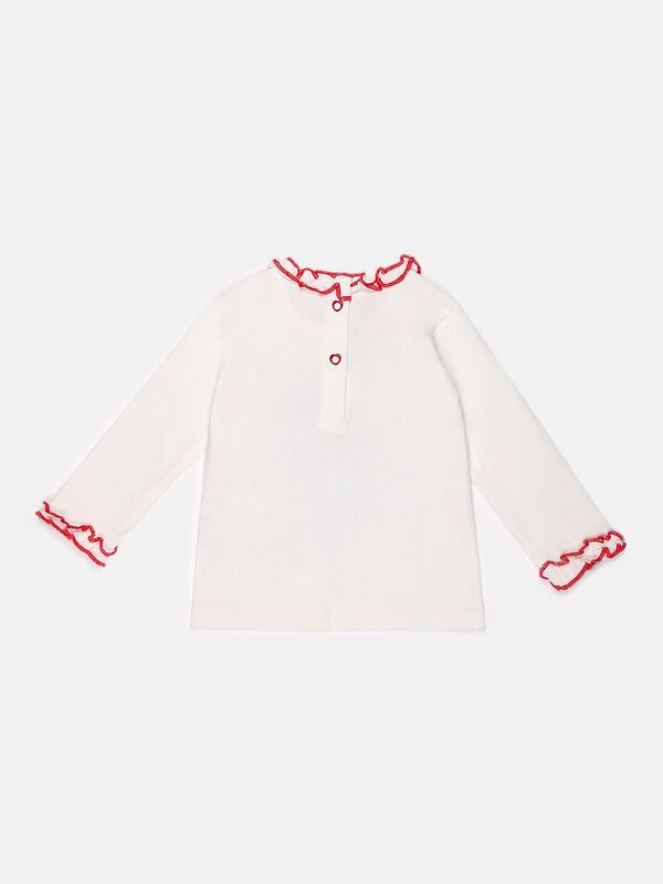 White Printed T-Shirt image number 1